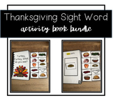 Thanksgiving Sight Word Bundle