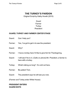 Thanksgiving Skit For Grades 3 6 By Skits And Drama Tips Tpt