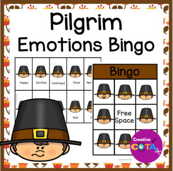 Preview of Thanksgiving Occupational Therapy Bingo Games Social Emotional Learning Skills
