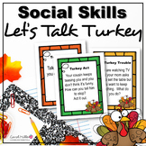Thanksgiving Social Skills Task Cards