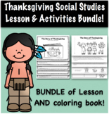 Thanksgiving Social Studies BUNDLE: Mini-lesson with activ