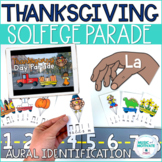 Thanksgiving Solfege Parade - Aural Identification Game - La
