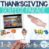 Thanksgiving Solfege Parade - Aural Identification Game - Re