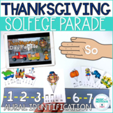 Thanksgiving Solfege Parade - Aural Identification Game - So