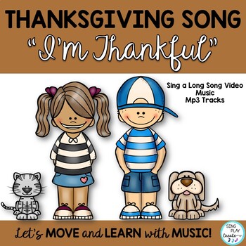 Preview of Thanksgiving Action Song: "I'm Thankful"