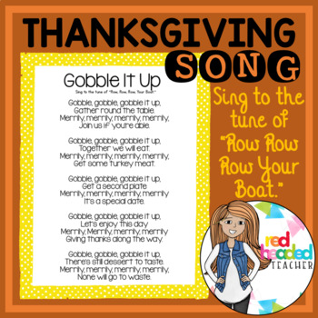 Thanksgiving - Lyrics - Laptime Songs - Storytime Ideas