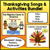 Thanksgiving Songs and Activities Bundle: Music Video, Mp3