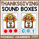 Thanksgiving Sound Boxes for Phonemic Awareness and Phonics