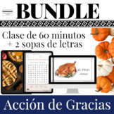 Thanksgiving Spanish Worksheets Bundle