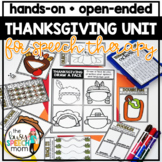 Thanksgiving Speech Therapy Activities: Open-Ended