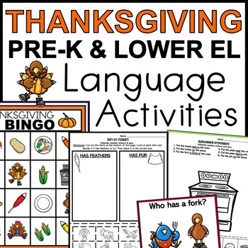 thanksgiving preschool speech activities