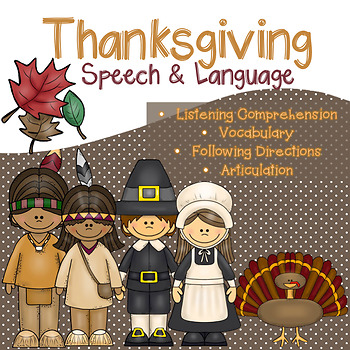 Preview of Thanksgiving Speech and Language