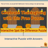 Thanksgiving Spot the Difference Free Sample