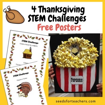 Preview of Thanksgiving Stem Posters