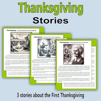 Preview of Thanksgiving Stories