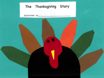 Preview of Thanksgiving Story Book