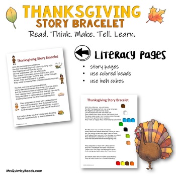 Thanksgiving Story Bracelet | Retelling a Story | Primary Readers