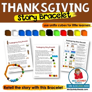 Preview of Thanksgiving Story Bracelet | Retell Story  | ELA | Social Studies