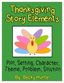 Thanksgiving Story Elements Turkey