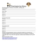 Thanksgiving Story Graphic Organizer