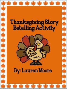 Preview of Thanksgiving Story Retelling Activity