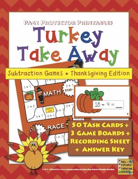 Preview of Thanksgiving Subtraction