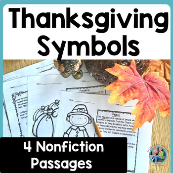 Preview of Thanksgiving Symbols | Reading Comprehension Passages