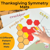 Thanksgiving Symmetry Mats | Pattern Block Symmetry Mats |