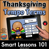 Thanksgiving TEMPO BOOM CARDS™ Tempo Music Game Tempo Musi