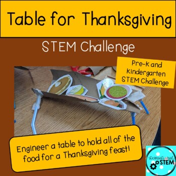 Preview of Thanksgiving Table - STEM Activity - GA Kindergarten SS Standard