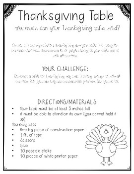 Thanksgiving SEL Worksheets by Elementary STEM with Em