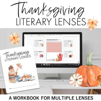 Preview of ELA Thanksgiving Workbook / Literary Lens Activities
