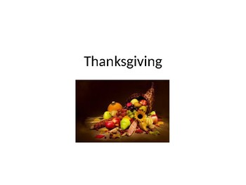 Preview of Thanksgiving CORE WORDS "Thank You"