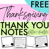 Thanksgiving Thank You Notes - Free!
