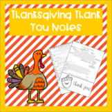Thanksgiving Thank You Notes - Guide, Sample, and Cutout