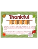 Thanksgiving "Thankful For..." {Bunting Pendant}