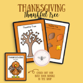 Thanksgiving Thankful Tree (ONLY) Autism & Special Ed Soci