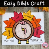 Thanksgiving Thankful Turkey Bible Craft for Kids