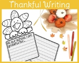 Thanksgiving Thankful for our School Printable Writing Activity