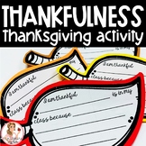 Thanksgiving Thankfulness Activity