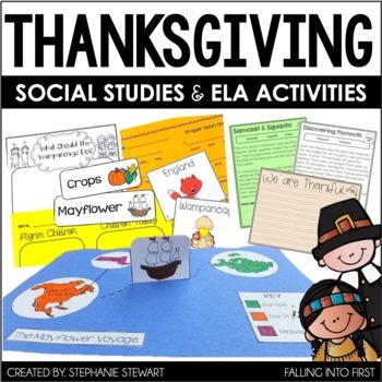 Preview of Thanksgiving - Thanksgiving Unit for 1st & 2nd Grade - Thanksgiving Activities