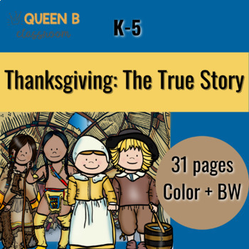Preview of Thanksgiving: The True Story | Culturally Competent Activities