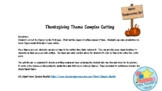 Thanksgiving Theme Complex Cutting and Matching