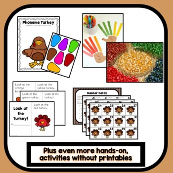 Thanksgiving Theme Preschool Lesson Plans by ECEducation101 | TpT