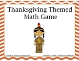 Thanksgiving Themed Addition and Subtraction Game