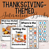 Thanksgiving-Themed Interactive Books! Set of 3 Books!