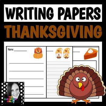 Finish The Story Writing Prompt: Thanksgiving Themed Single Story Starter  Notebook For Little Kids Who Want To Write Your Own Book, 8.5x11 Writing  And