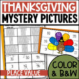 Thanksgiving Themed Place Value Mystery Pictures: Tens and