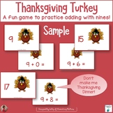 Thanksgiving Themed Turkey Adding Nines Matching Game Freebie