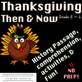 Thanksgiving Then and Now Thanksgiving Activites